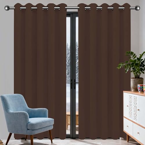 お値下げ！カーテン防音、遮断、高級、断熱、交渉対応、茶色、重厚感、ナチュラル 防音カーテン「Shizuka・静 」吸音効果・減音効果で騒音を軽減